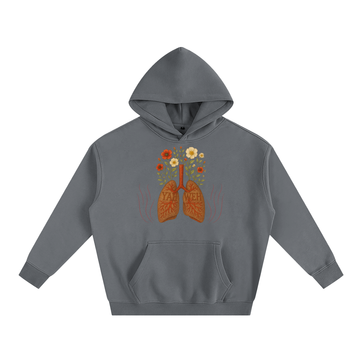 YAHWEH Oversize Fleeced Hoodie