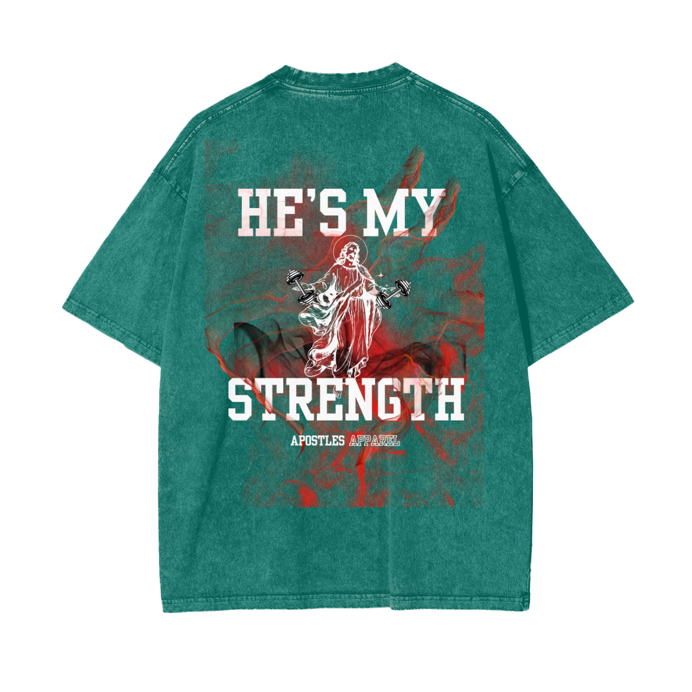 My Strength Oversize Snow Washed T-Shirt