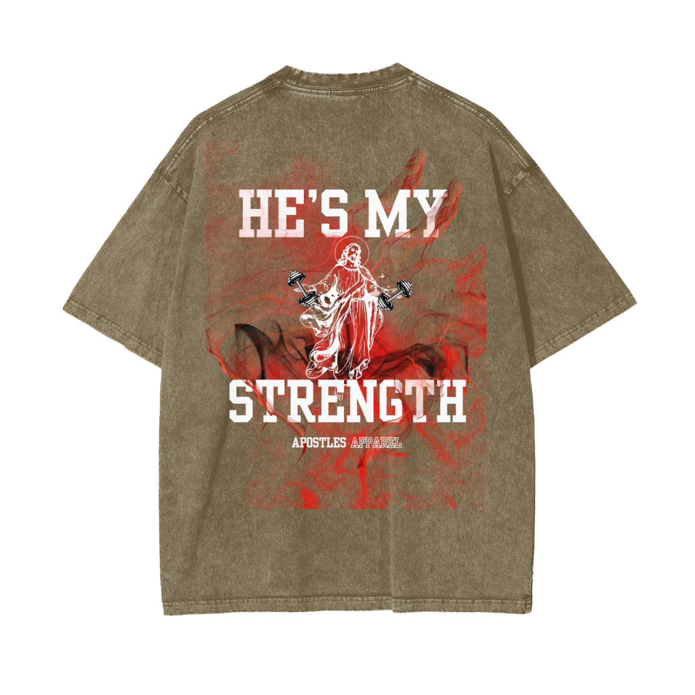 My Strength Oversize Snow Washed T-Shirt