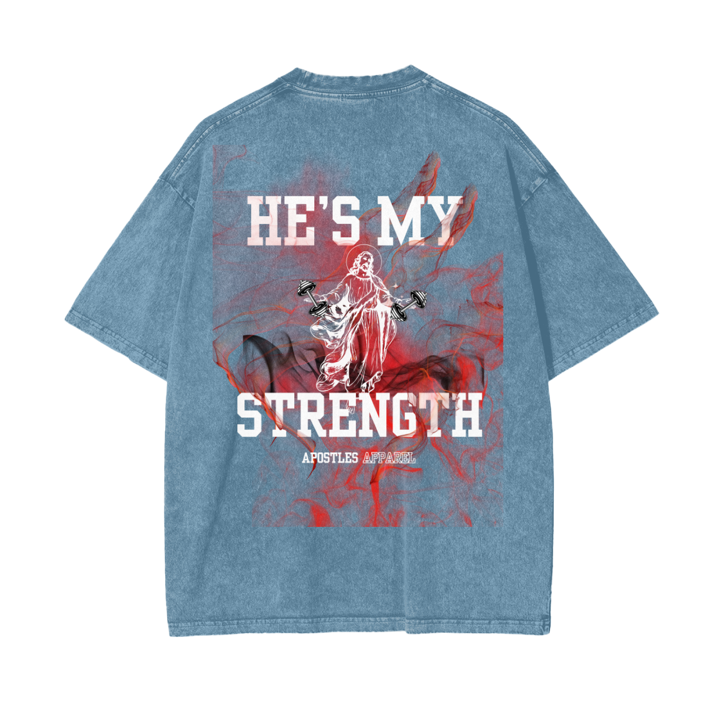 My Strength Oversize Snow Washed T-Shirt