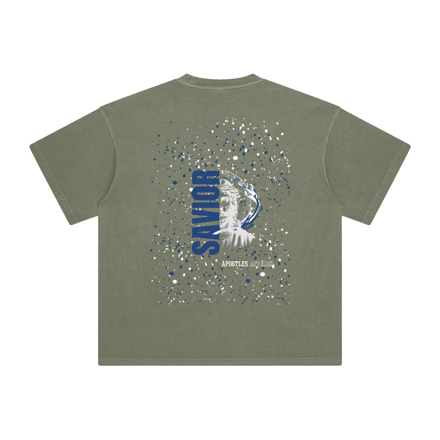 Blue Savior Enzyme Washed T-Shirt