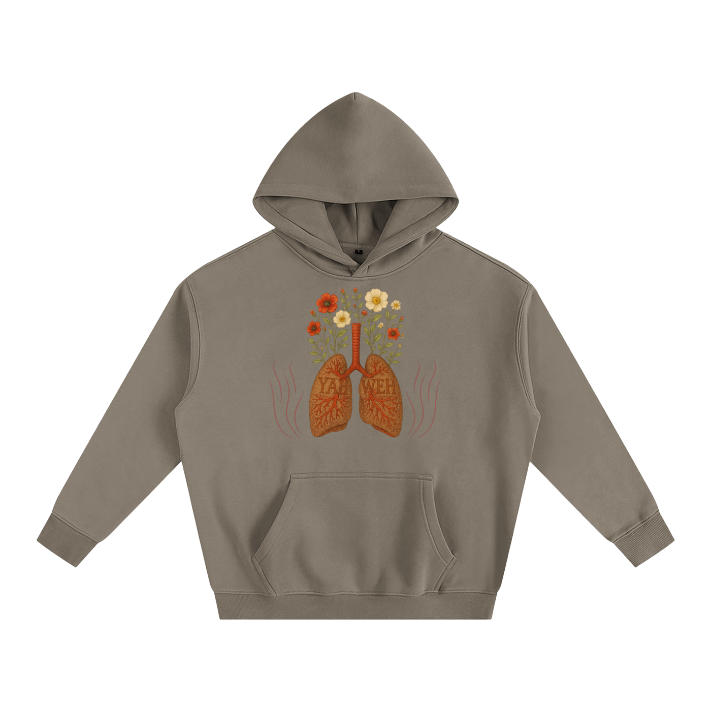 YAHWEH Oversize Fleeced Hoodie