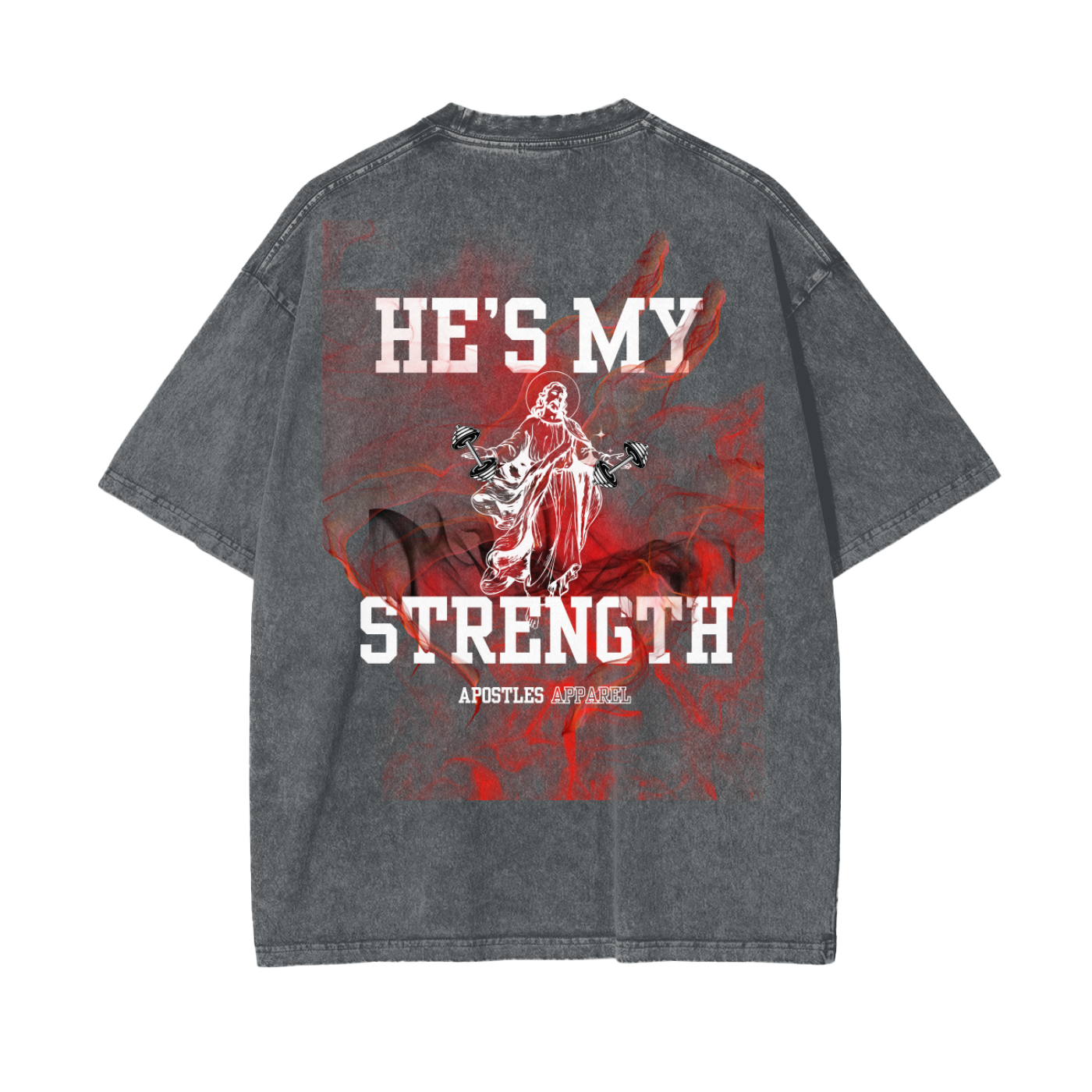 My Strength Oversize Snow Washed T-Shirt