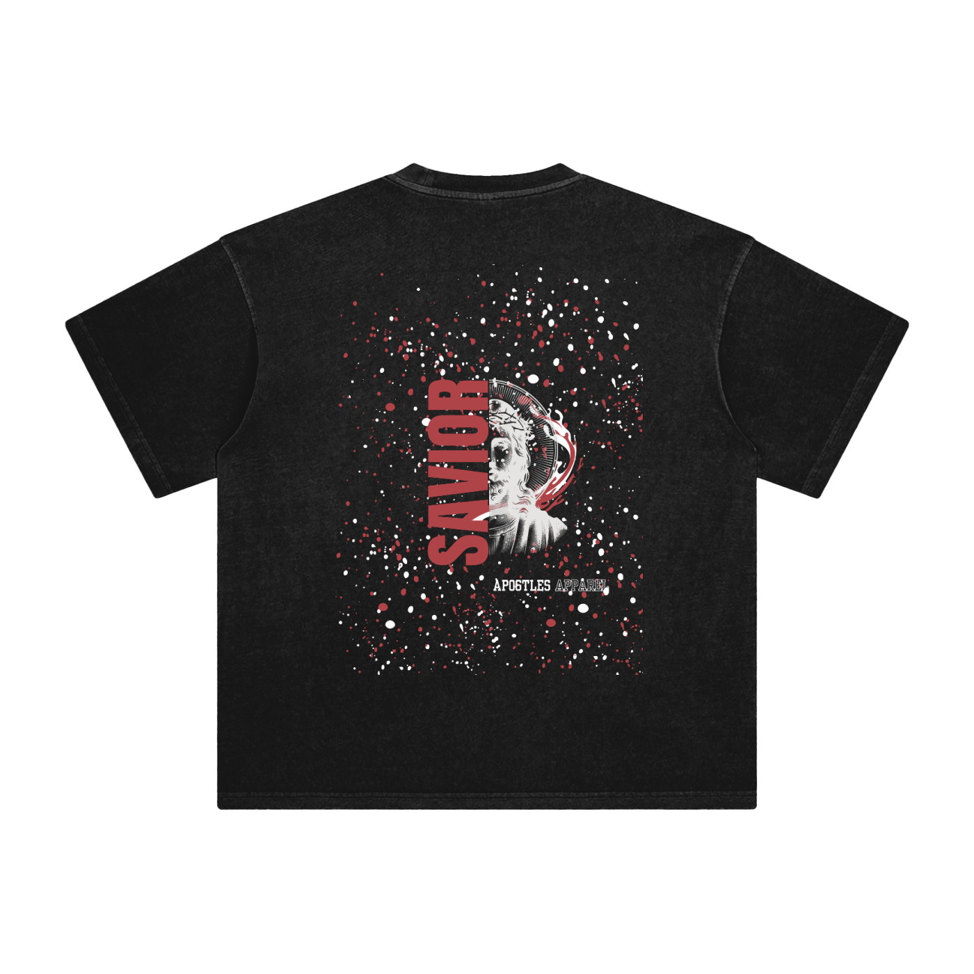 Red Savior Enzyme Washed T-Shirt
