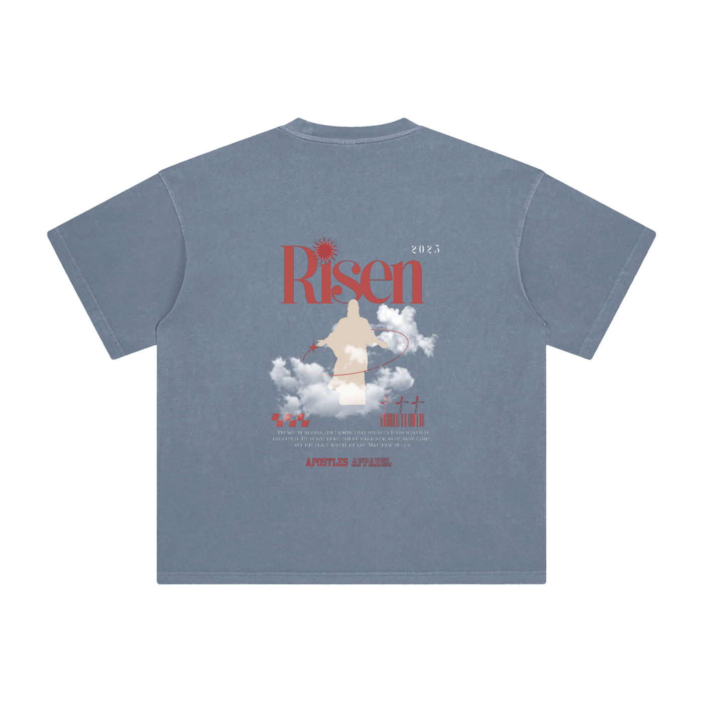 Risen 2025 Enzyme Washed T-Shirt