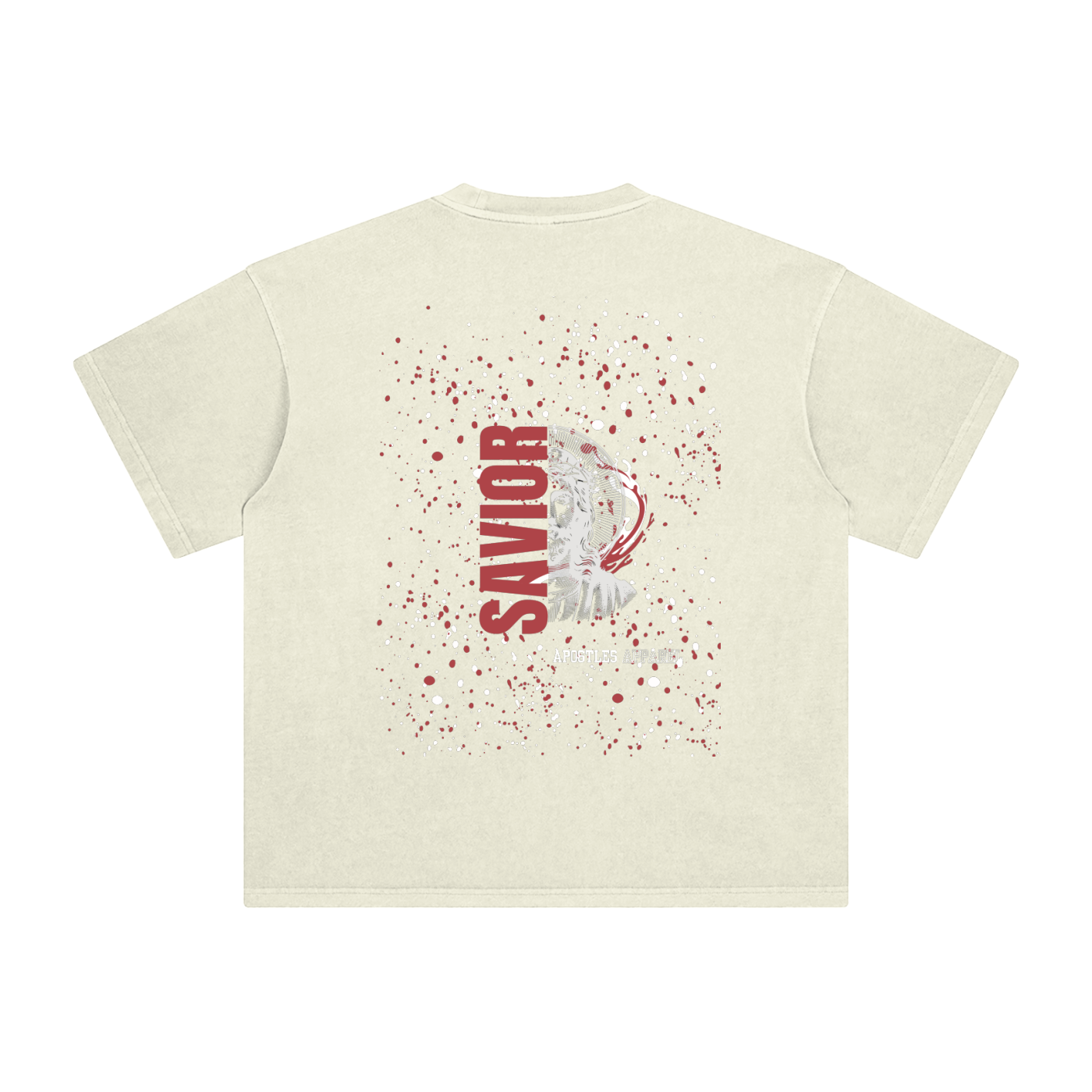 Red Savior Enzyme Washed T-Shirt