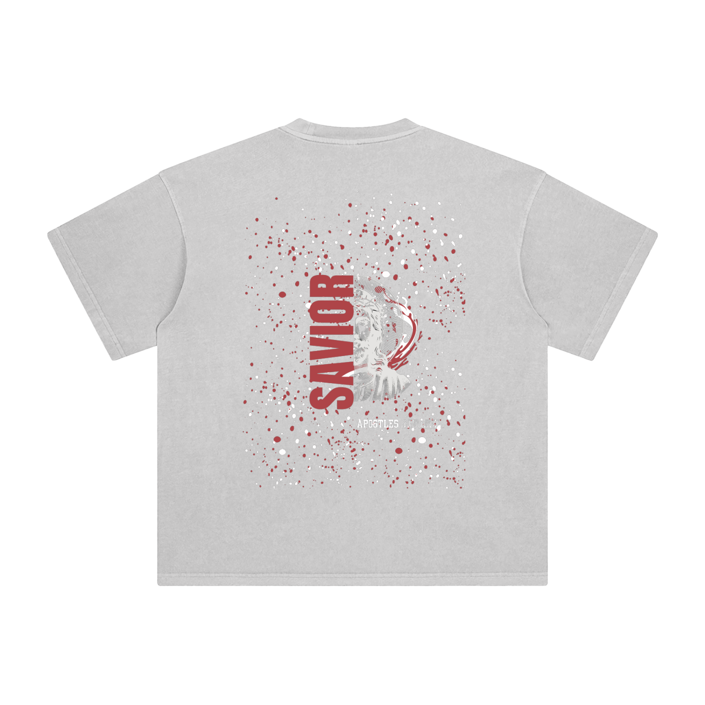 Red Savior Enzyme Washed T-Shirt