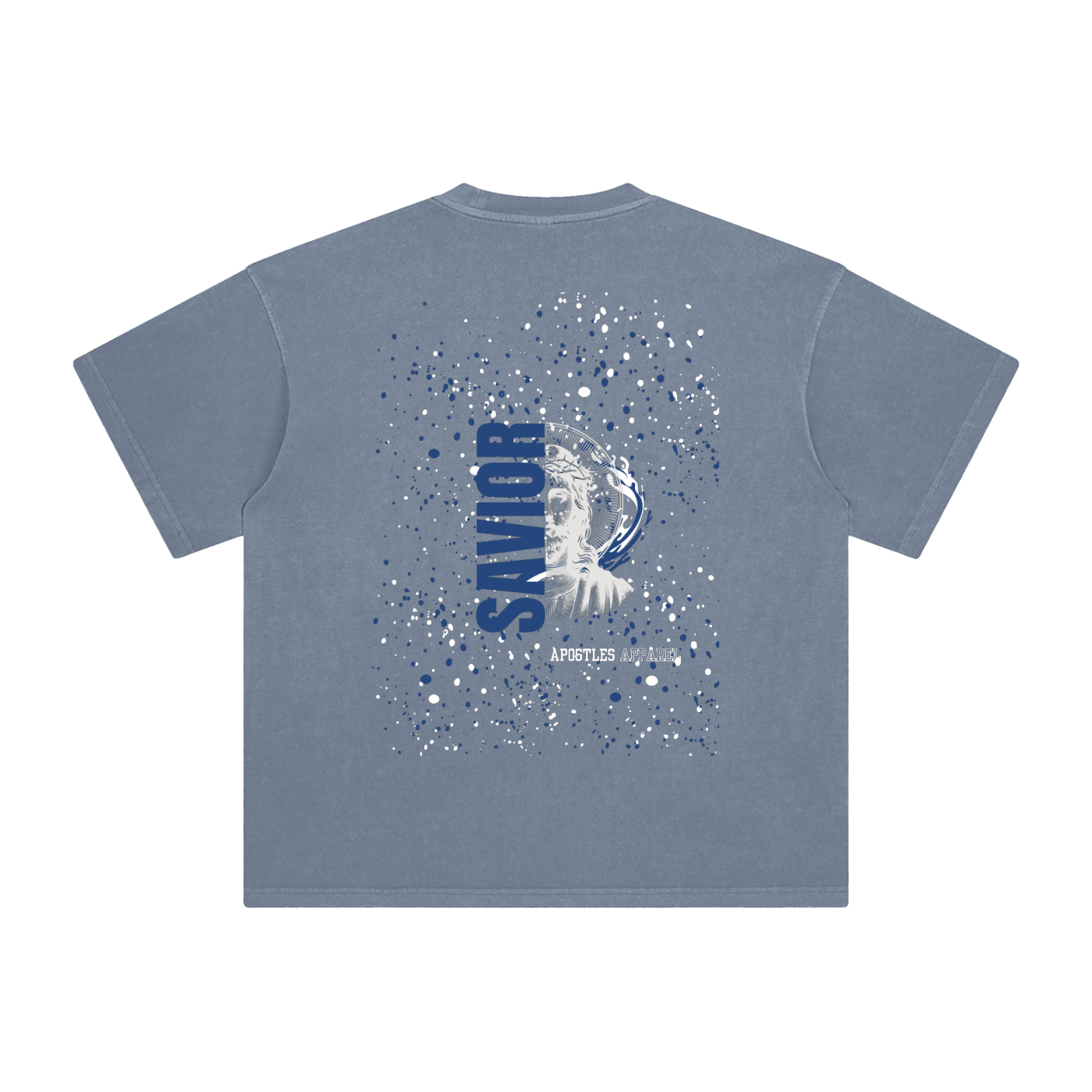 Blue Savior Enzyme Washed T-Shirt