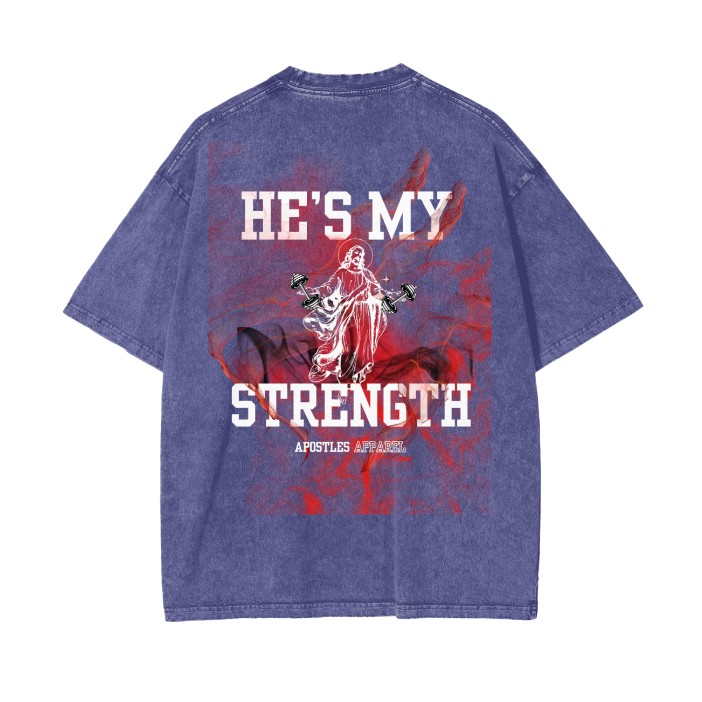 My Strength Oversize Snow Washed T-Shirt