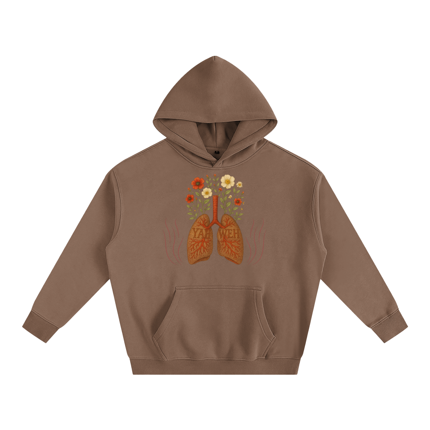 YAHWEH Oversize Fleeced Hoodie