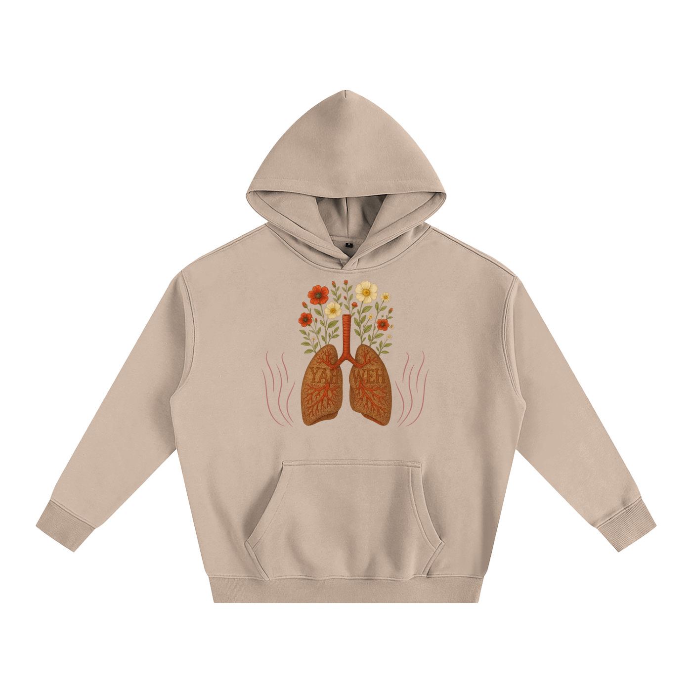 YAHWEH Oversize Fleeced Hoodie