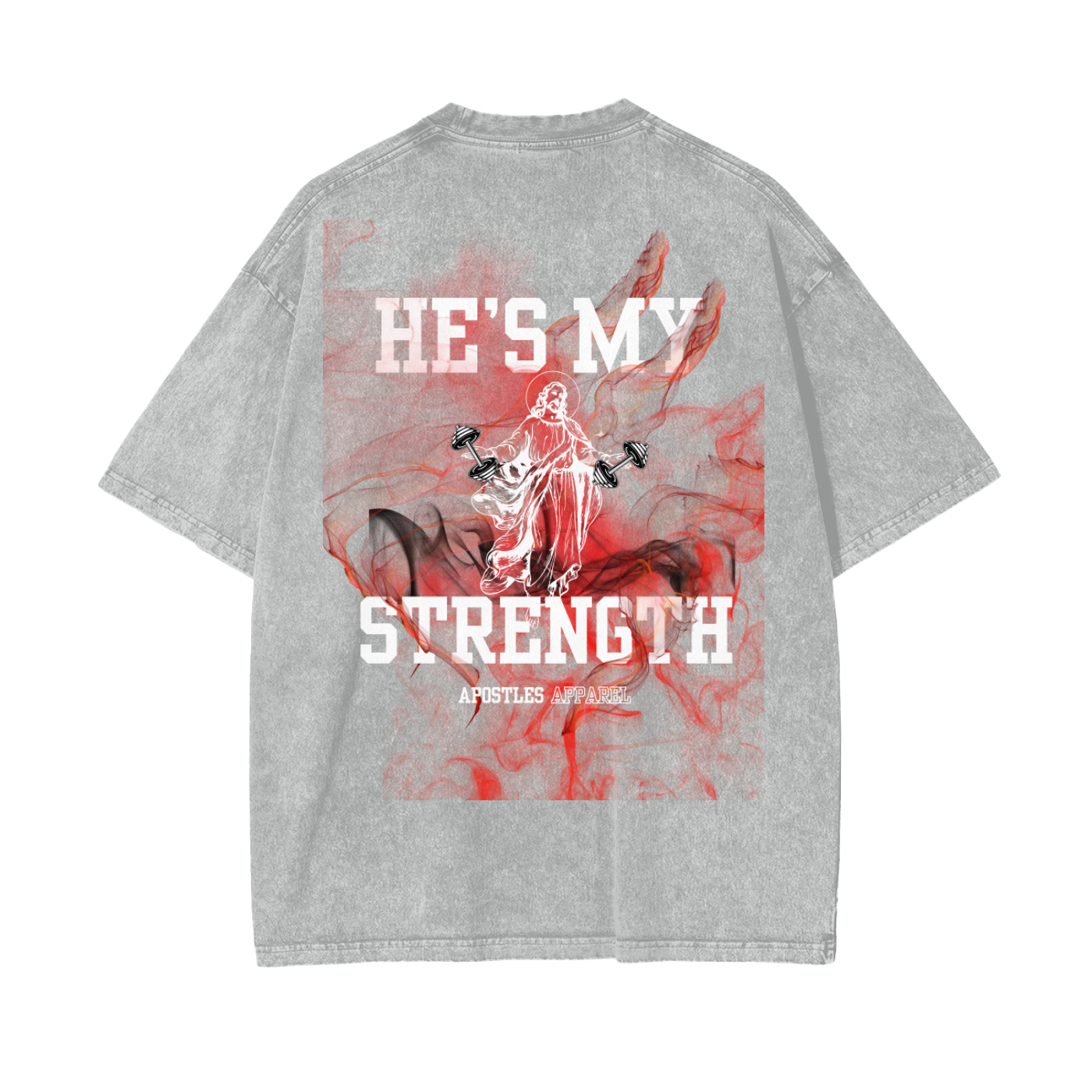 My Strength Oversize Snow Washed T-Shirt