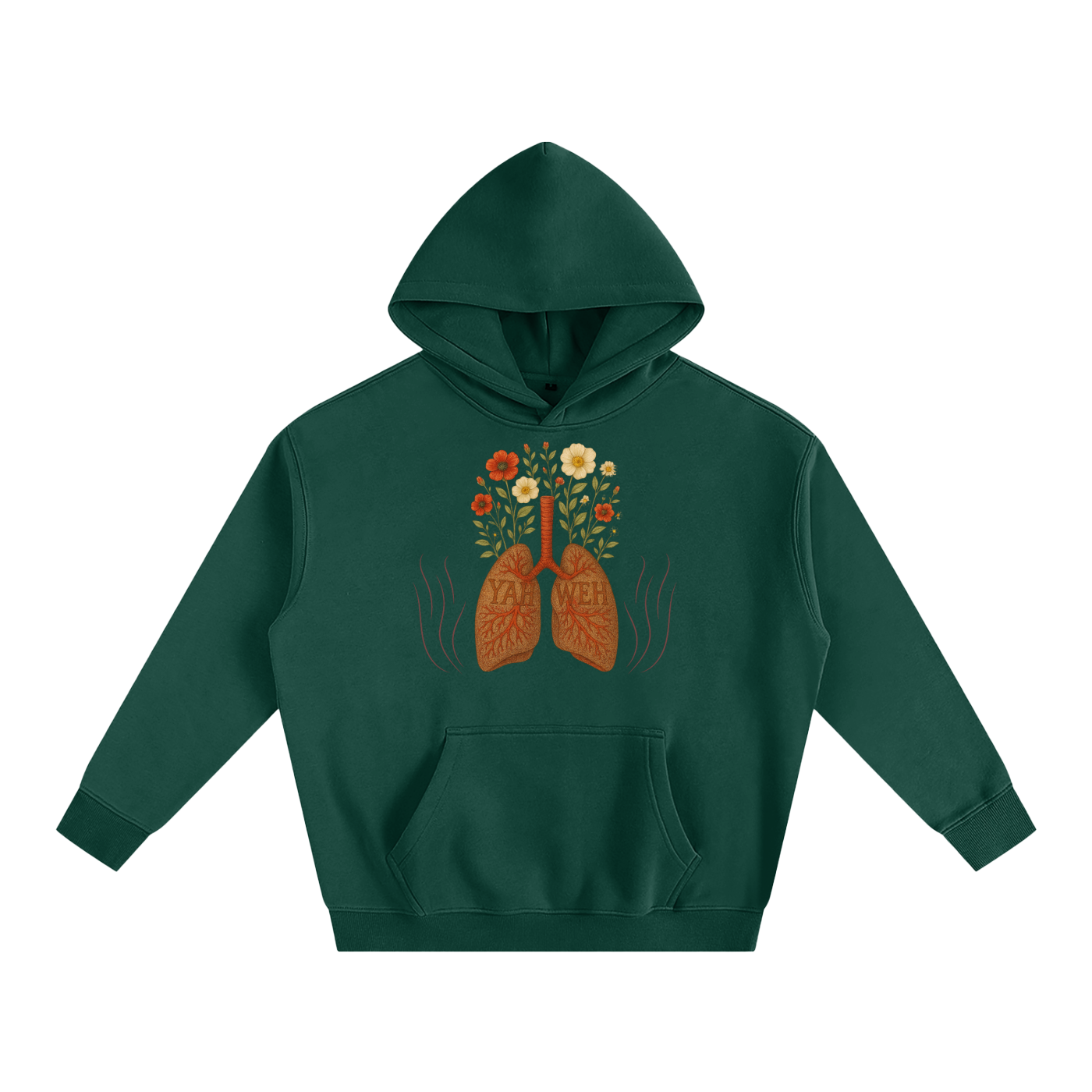 YAHWEH Oversize Fleeced Hoodie