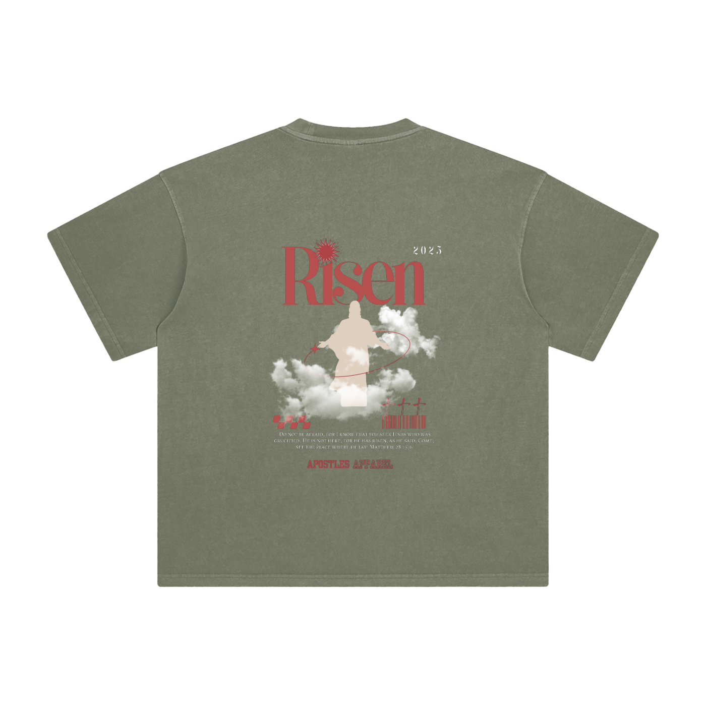 Risen 2025 Enzyme Washed T-Shirt