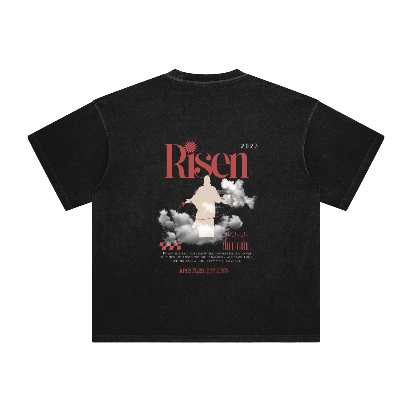 Risen 2025 Enzyme Washed T-Shirt
