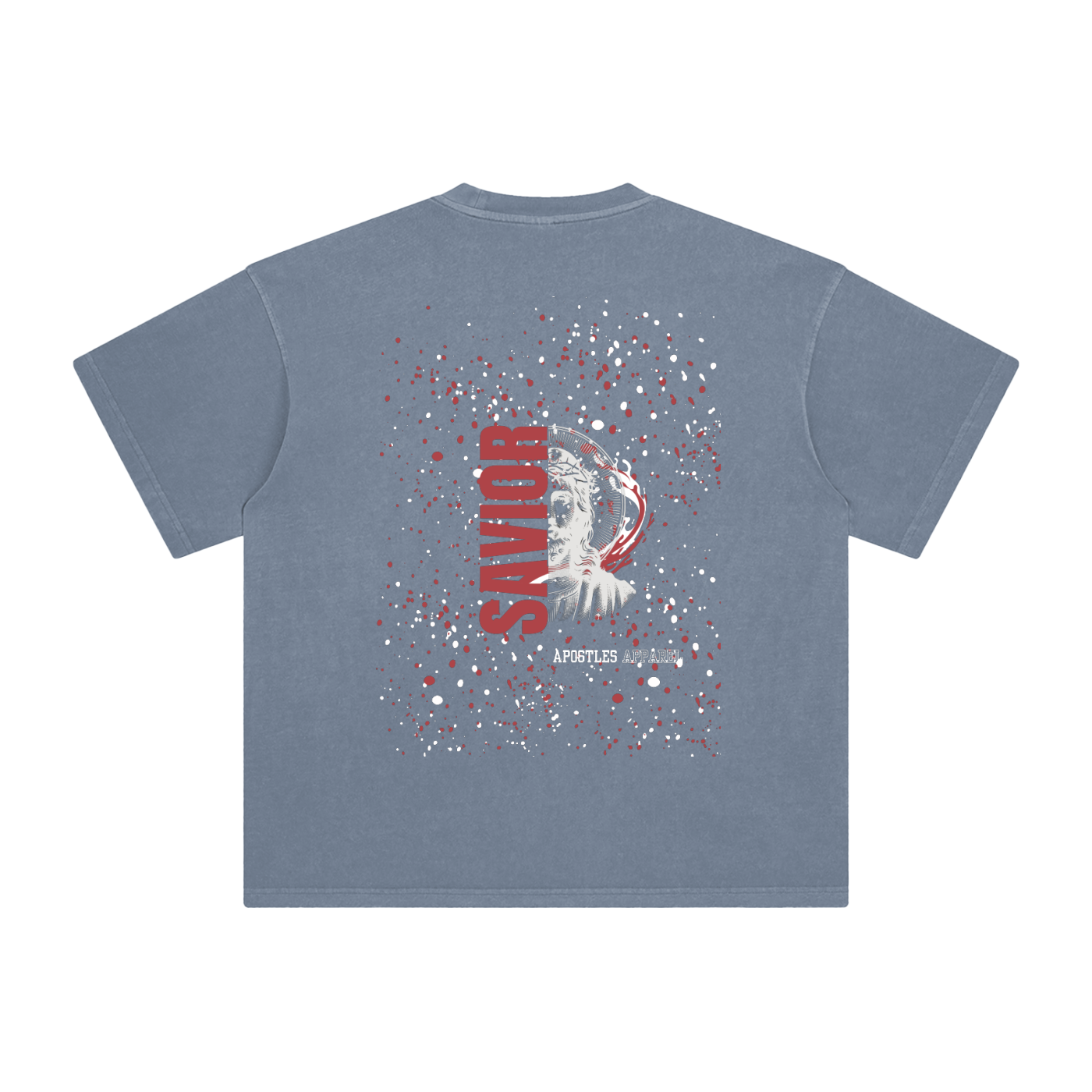 Red Savior Enzyme Washed T-Shirt