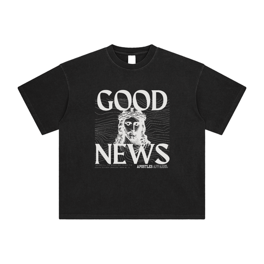 Good News Enzyme Washed T-Shirt
