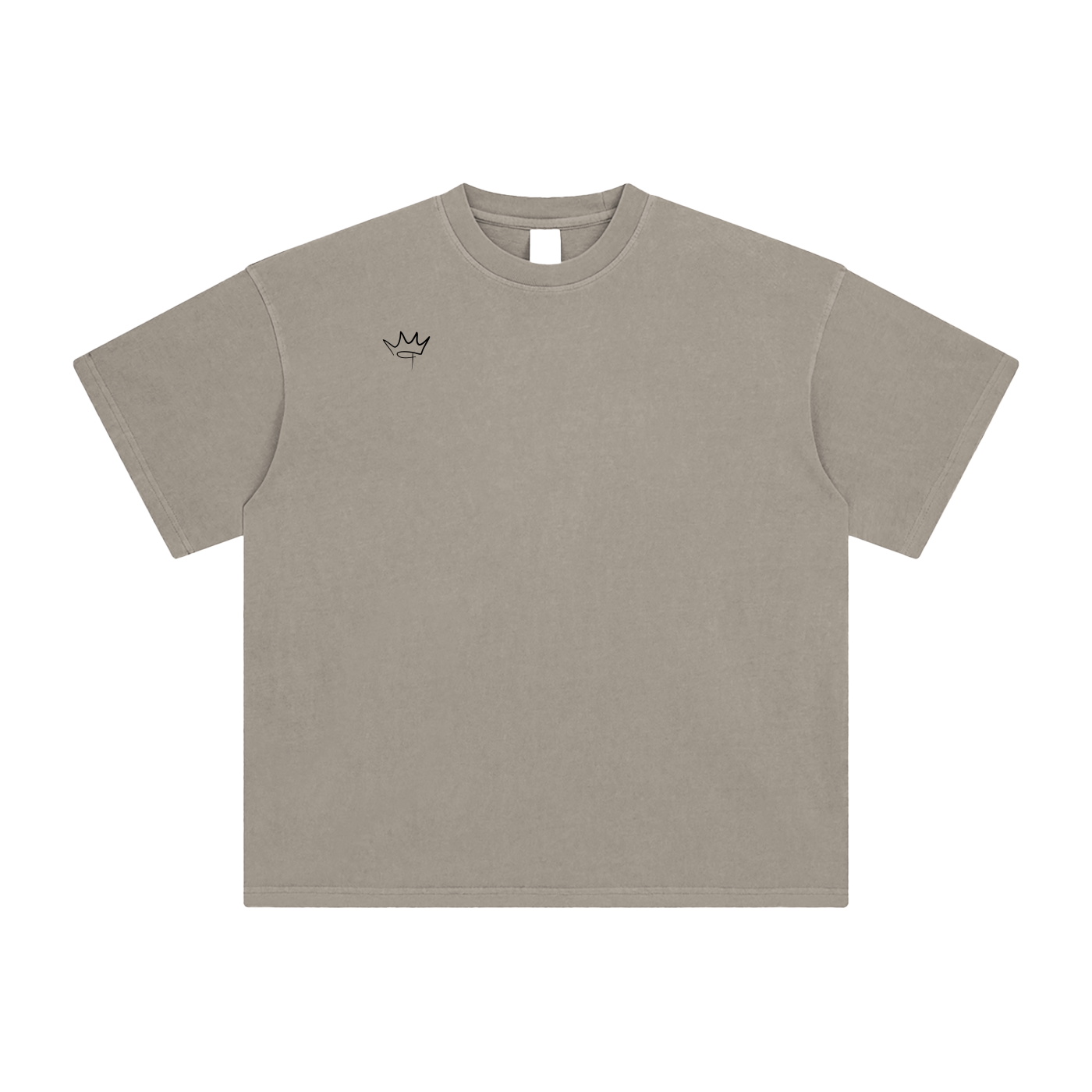 Beige Savior Enzyme Washed T-Shirt