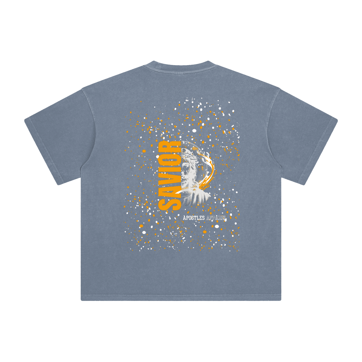 Orange Savior Enzyme Washed T-Shirt