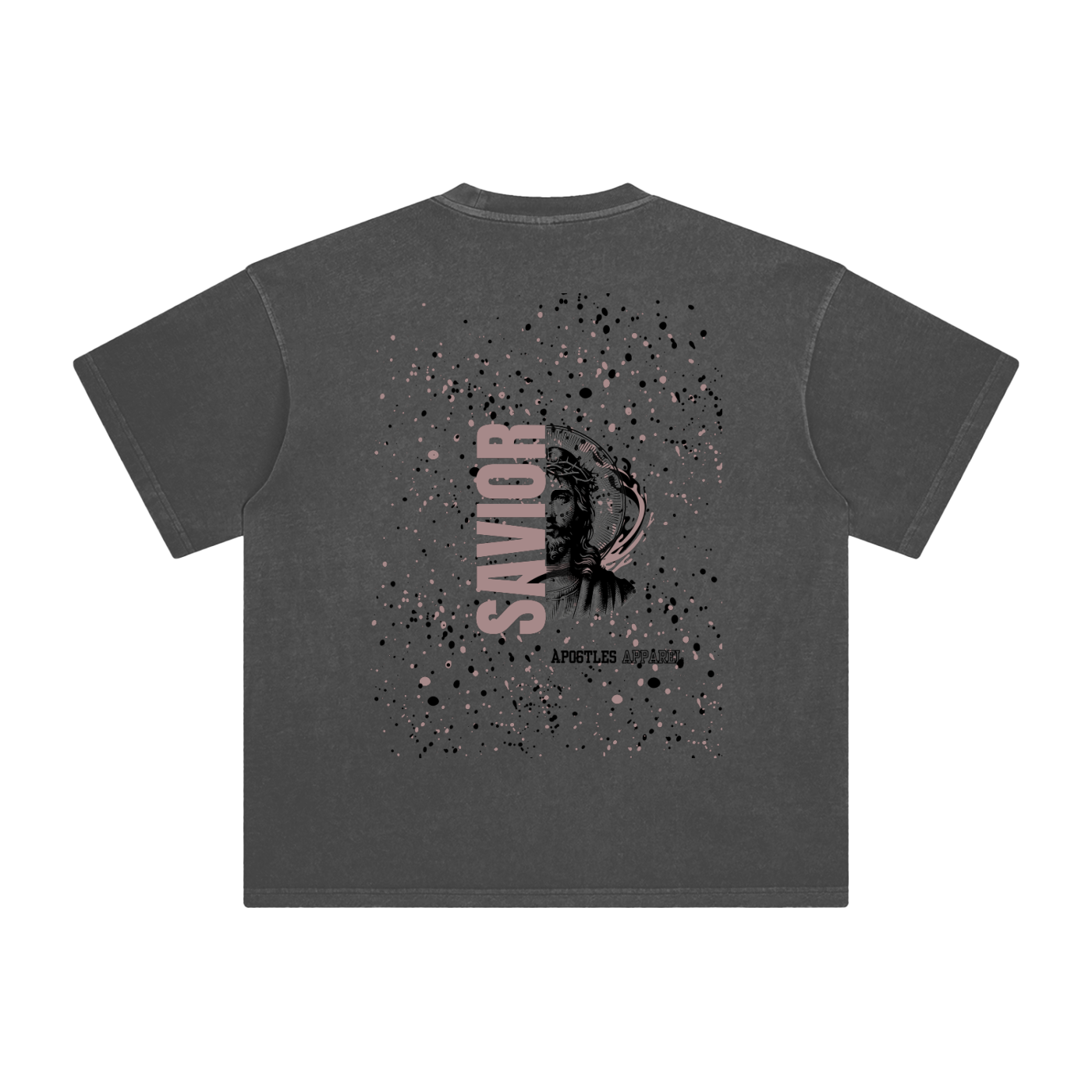 Beige Savior Enzyme Washed T-Shirt