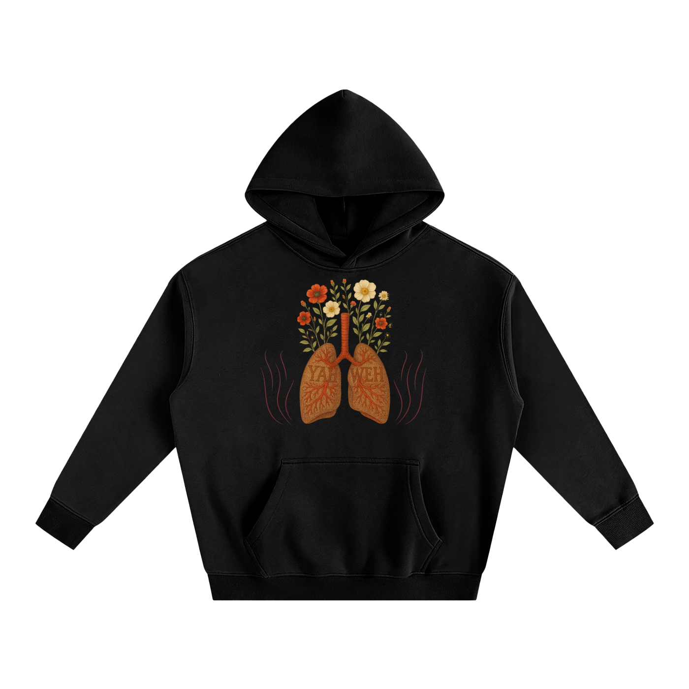 YAHWEH Oversize Fleeced Hoodie