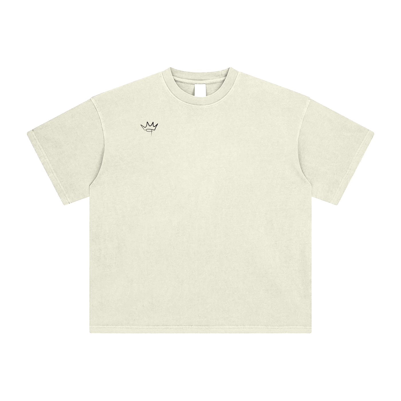 Beige Savior Enzyme Washed T-Shirt