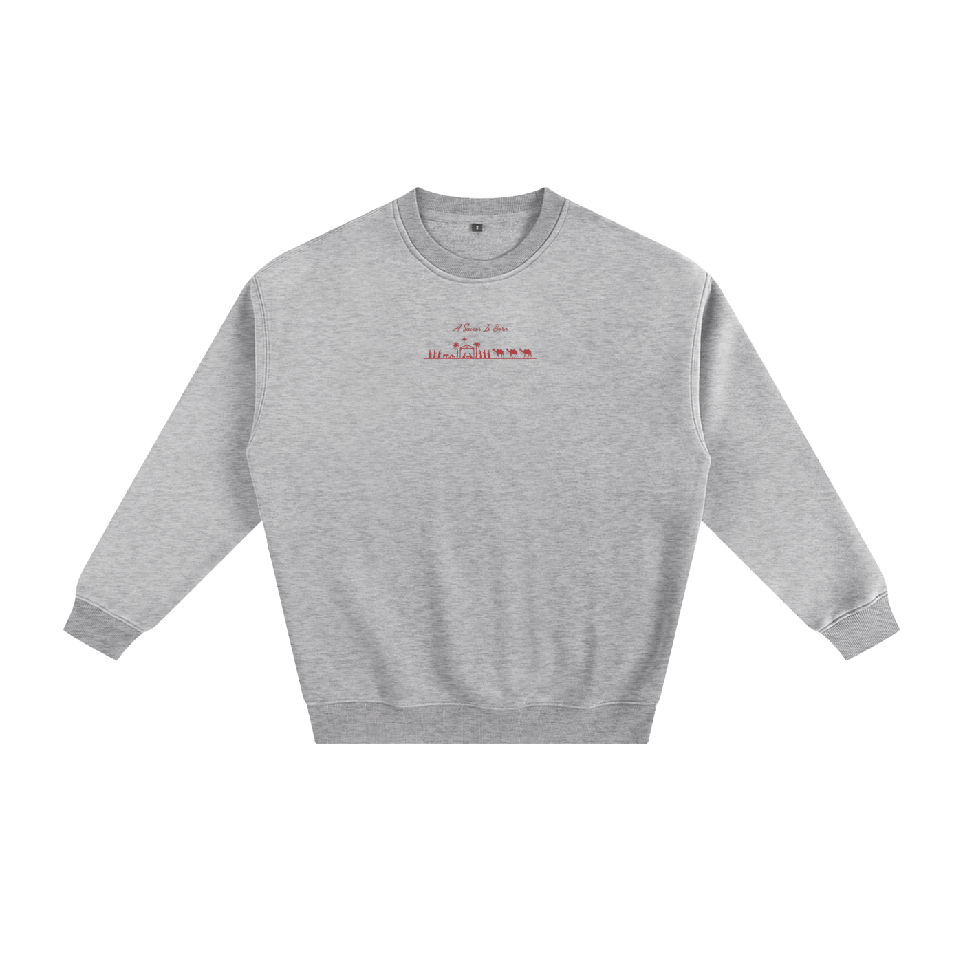 Red "A Savior Is Born" Limited Edition Christmas Sweatshirt