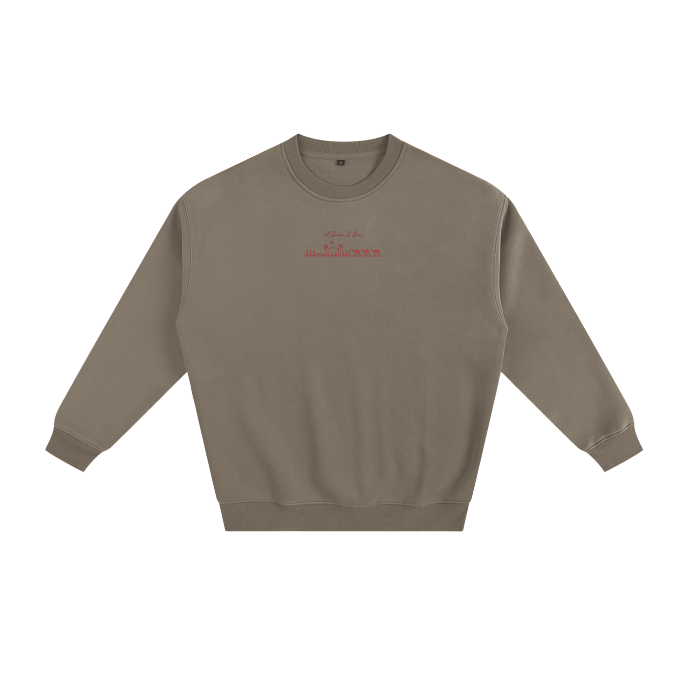 Red "A Savior Is Born" Limited Edition Christmas Sweatshirt