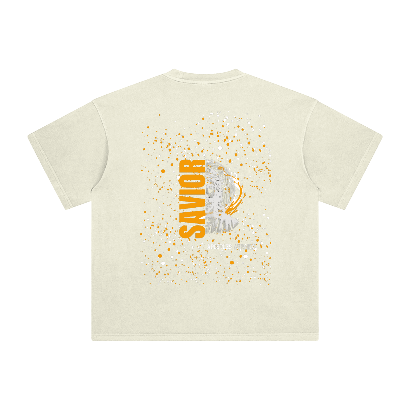 Orange Savior Enzyme Washed T-Shirt