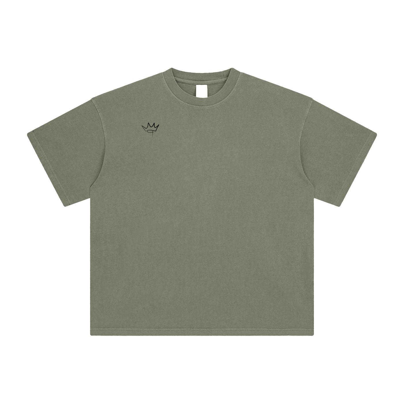 Beige Savior Enzyme Washed T-Shirt