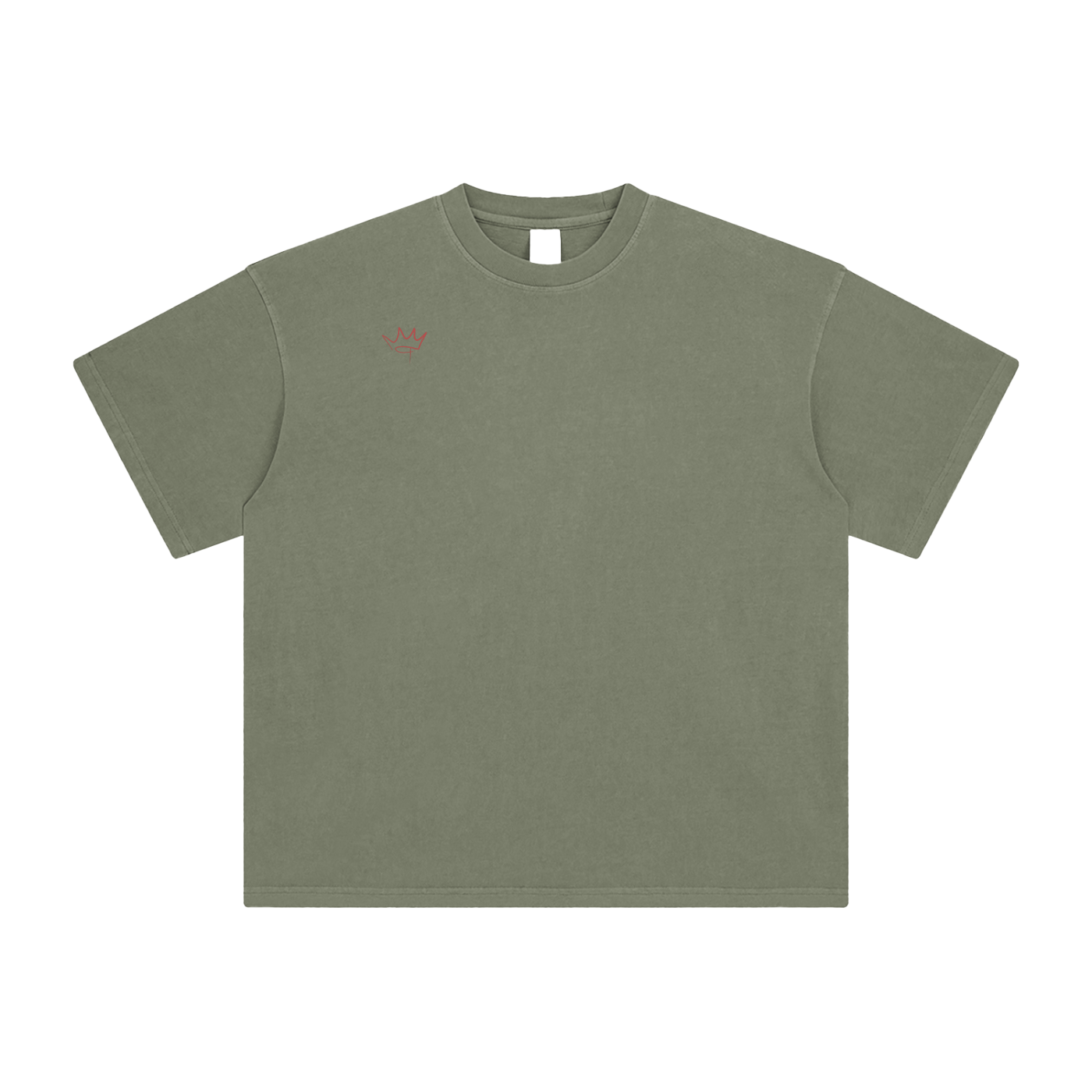 Red Savior Enzyme Washed T-Shirt