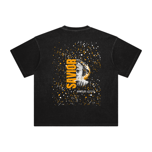 Orange Savior Enzyme Washed T-Shirt