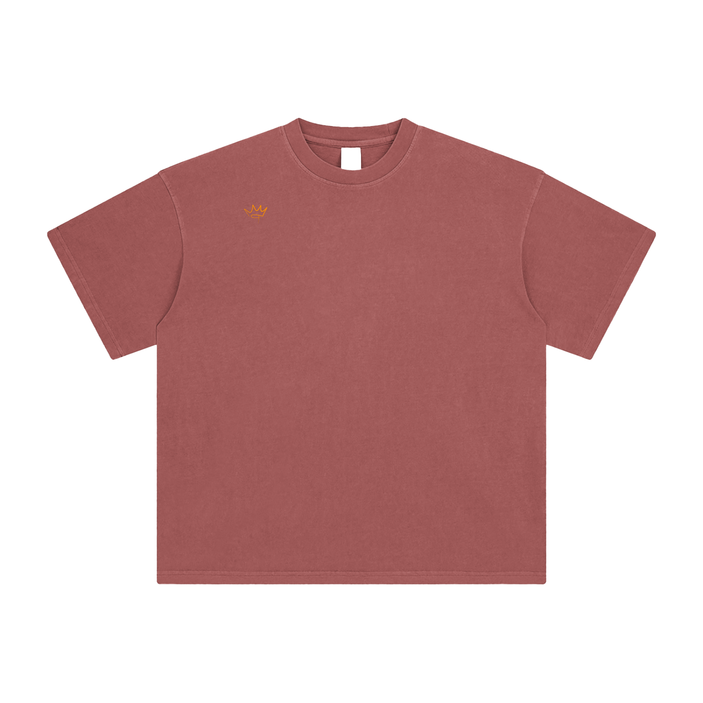 Orange Savior Enzyme Washed T-Shirt
