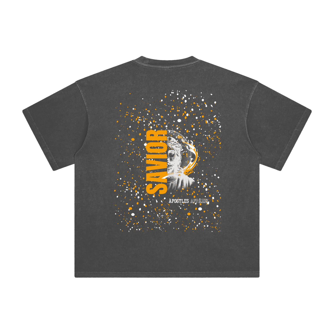 Orange Savior Enzyme Washed T-Shirt